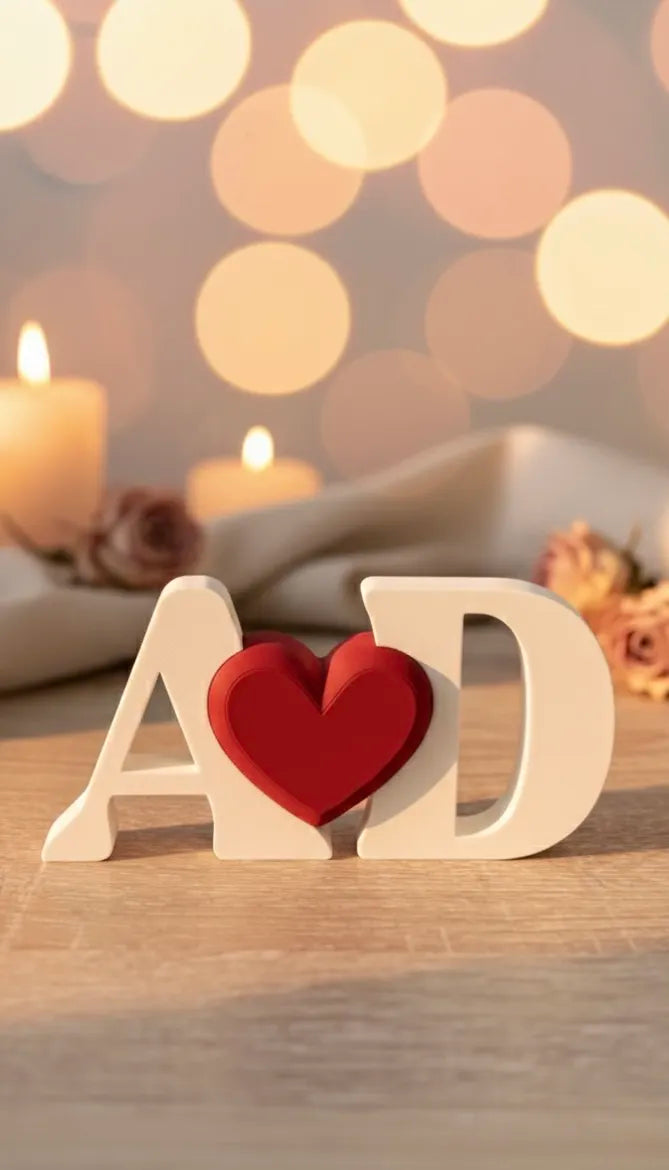 Iniziali con cuore