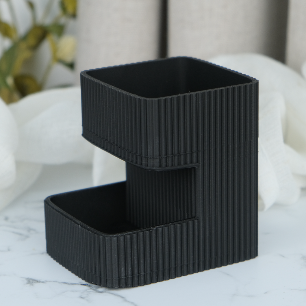Organizer da Bagno a Due Livelli – Stile Japandi