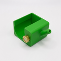 Spruzzo per perforatrici Kreo3D, accessorio professionale per sistema di irrorazione puntine diamantate Proxxon, in uso su superficie di lavoro