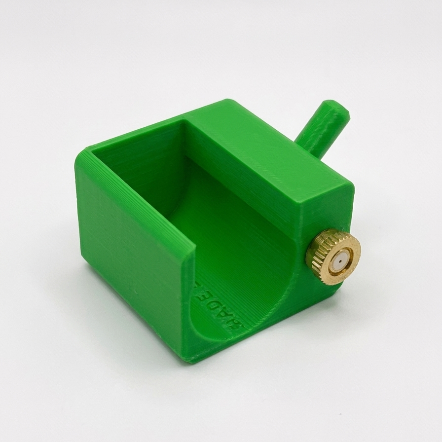 Spruzzo per trapani Proxxon, accessorio professionale Kreo3D, sistema di irrorazione per puntine diamantate, immagine dettagliata.