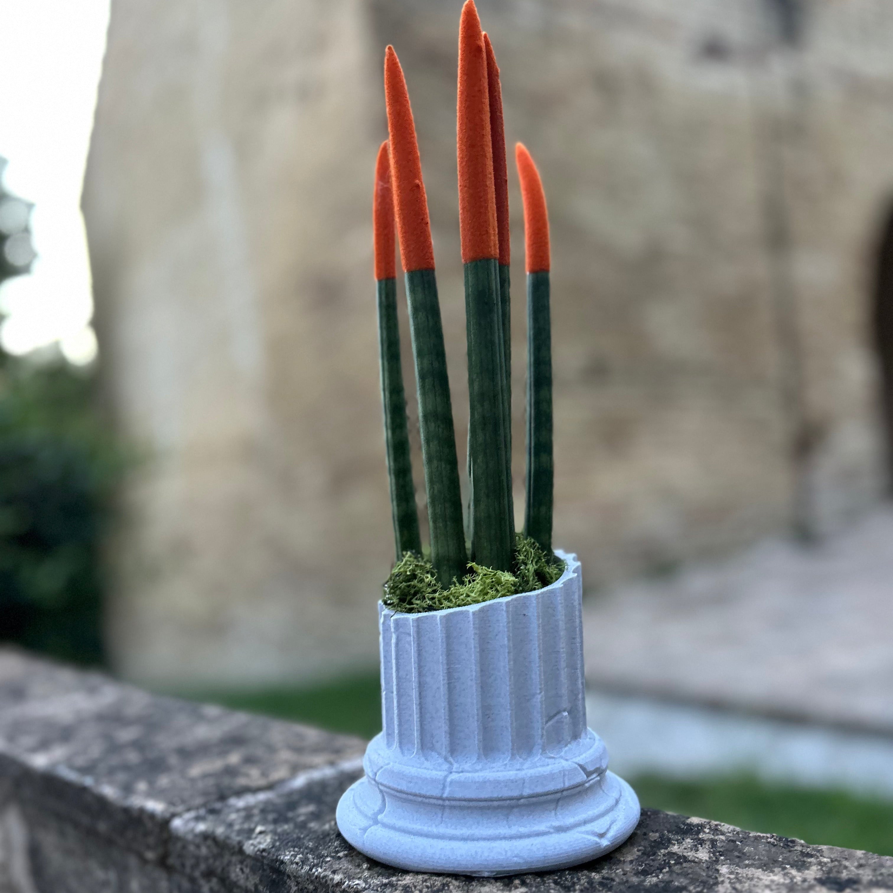 Colonna Romana Antica – Vaso Decorativo in PLA Marble Stampato in 3D