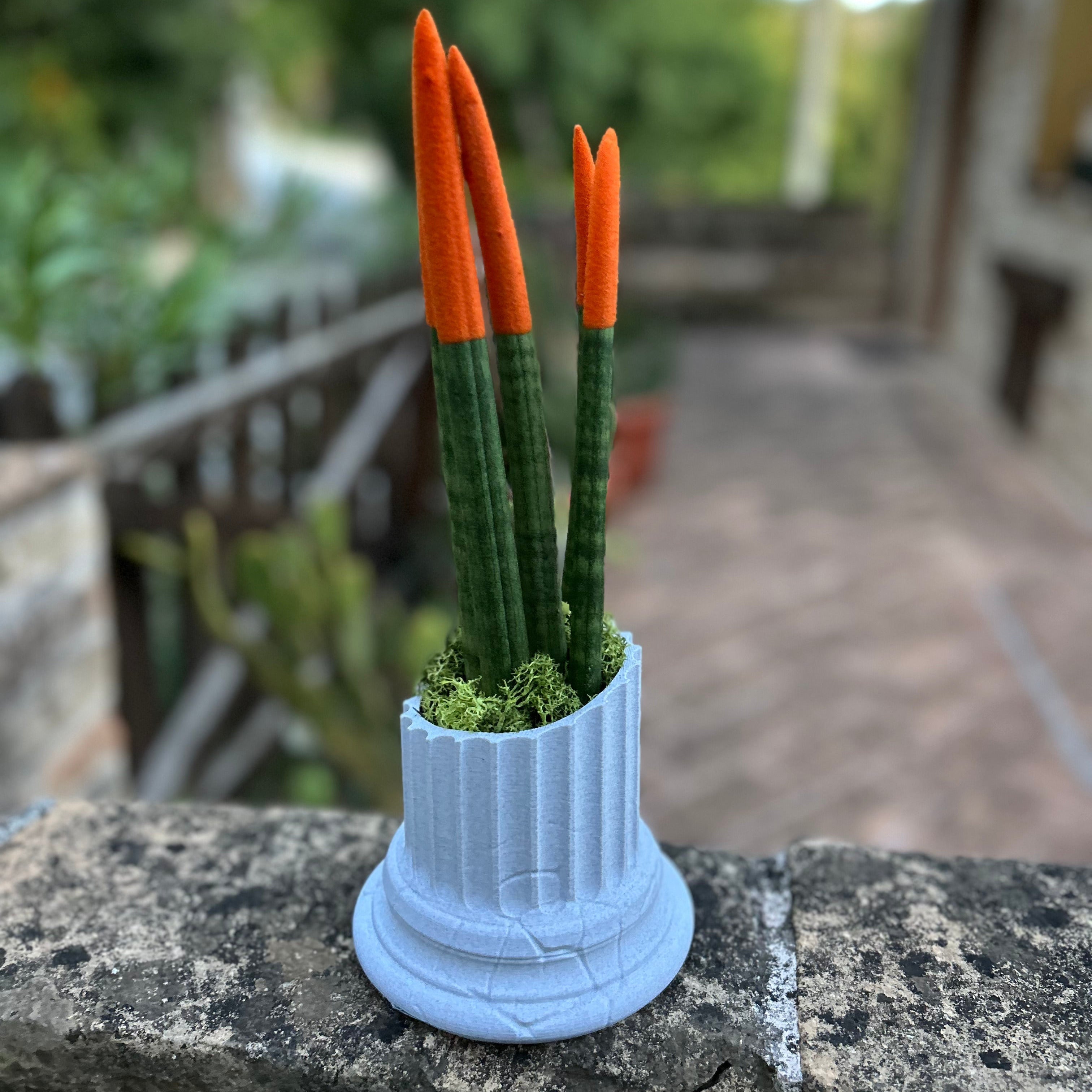 Colonna Romana Antica – Vaso Decorativo in PLA Marble Stampato in 3D