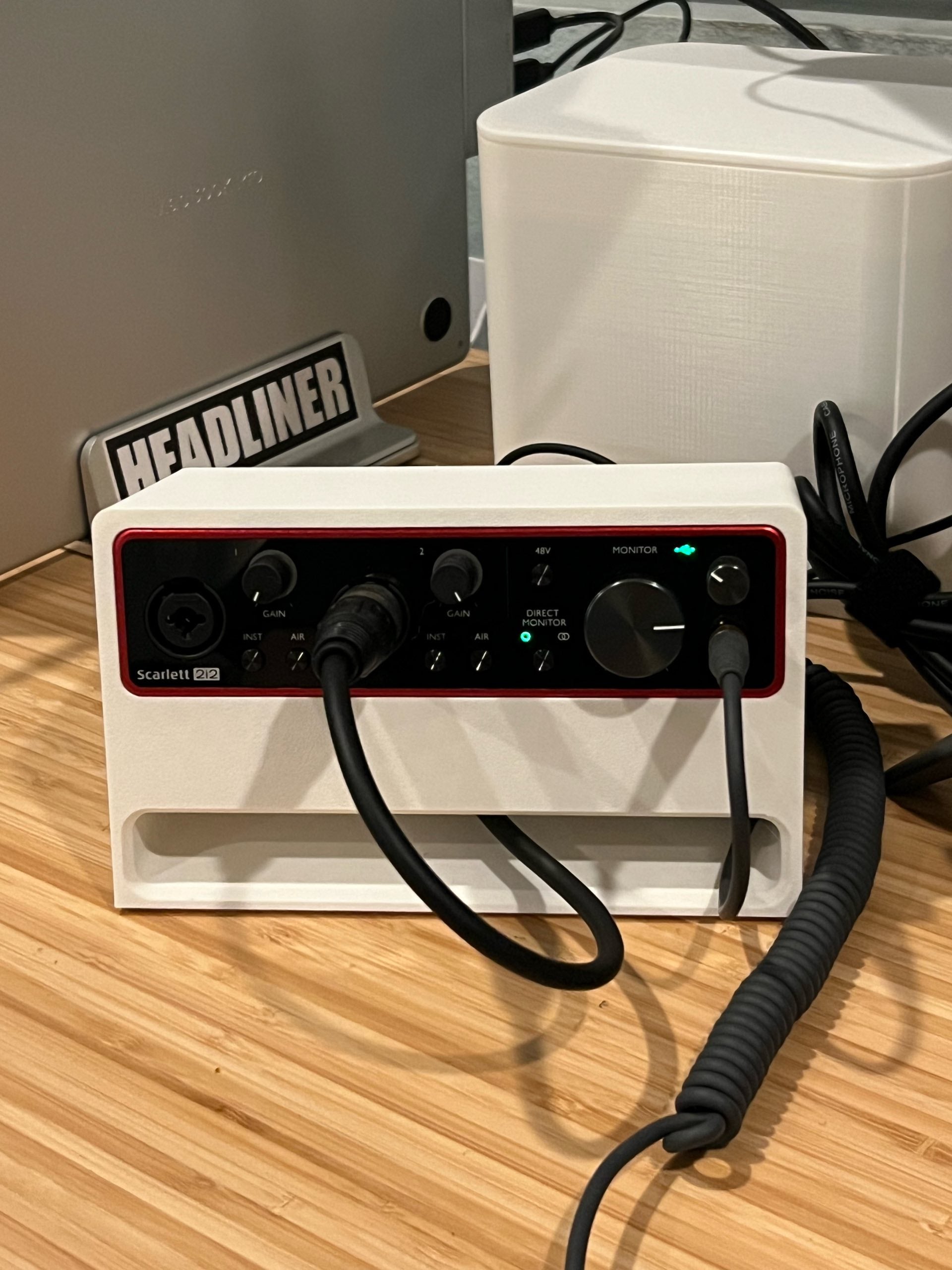 Supporto Focusrite Scarlett | Gen 1 2 3 4 | Porta Interfaccia Audio | Inclinazione 75°